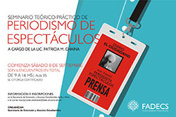 SEMINARIO DE PERIODISMO DE ESPECTÁCULOS EN LA FADECS